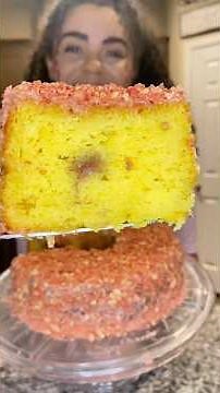 🍓🍋 Strawberry Lemonade Pound Cake