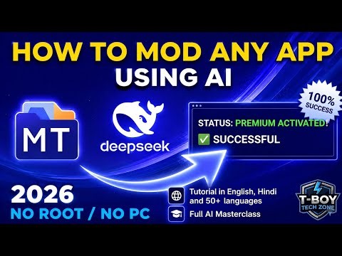 How to Use AI to Mod Any Android App in 2026 (No Root) | DeepSeek Tutorial 