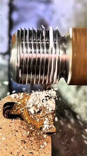 repair rusty threads, so they can return to normal.#shorts #machine #engineering #working #diy