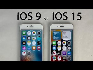 iOS 9 vs iOS 15 on iPhone 6s - Original iOS vs Latest iOS!