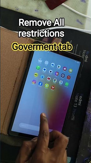 remove all restriction government tab samsung a9#samsungtab