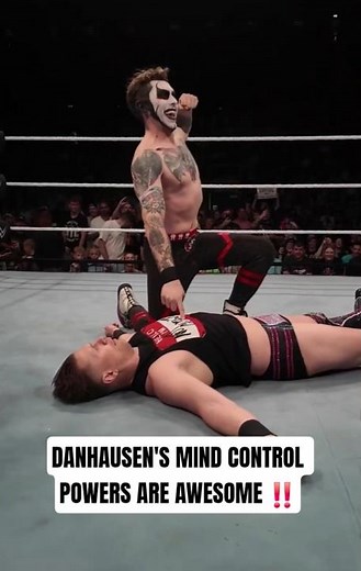 DANHAUSEN'S MIND CONTROL POWERS ARE AWESOME!! #wwe #danhausen #themiz #wwesheffield