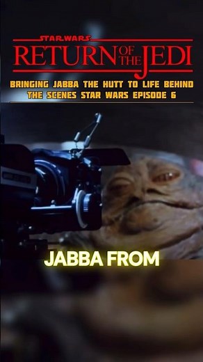 How They Filmed Jabba The Hutt For Star Wars Episode 6
