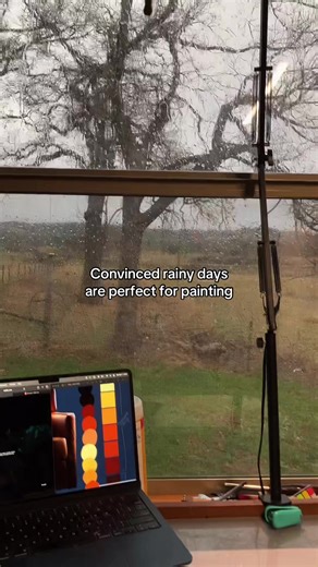 Perfecting Your Oil Painting on Rainy Days
