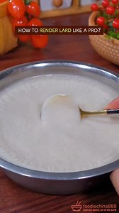 2.7K views · 23 reactions | How to render lard like a pro? #recipe #cooking #lard #chinesefood | foodiechina888 | Facebook