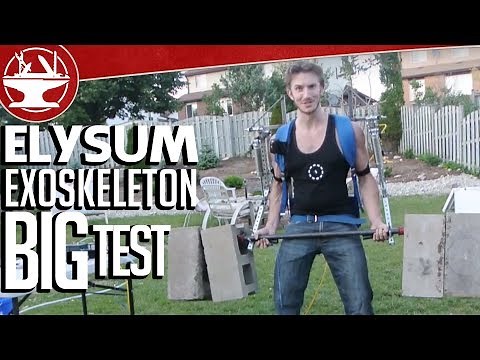Make it Real: Elysium Exoskeleton -- the Big Test, 170LB Barbell Curl (Part 16)