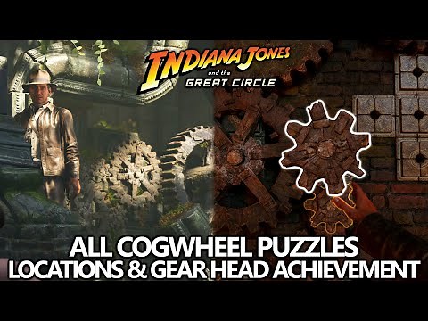 Indiana Jones and the Great Circle - All Cogwheel Puzzles Solutions in Sukothai
