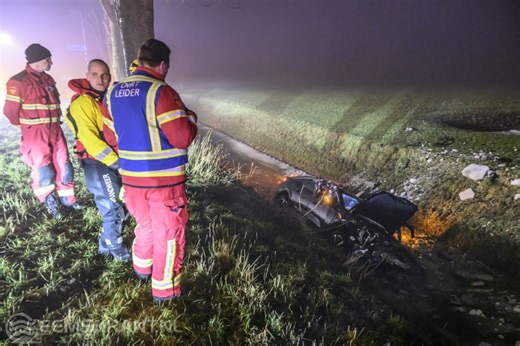 Verkeersongeval op N360 bij Garrelsweer, bestuurder aangehouden na mishandeling agent en mogelijk rijden onder invloed