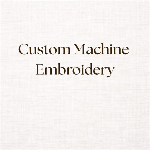 Custom Machine Embroidery File- Personal, Commercial and Licensing Available - Etsy UK