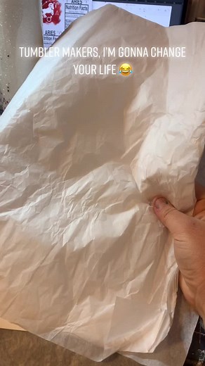 #tumblerhacks #tumbler #tissuepaper #hack #lifehack #crafterhacks #fyp #foryou #messycrafter #YouGotThis #waterslide #waterslidedecal #butnotreally