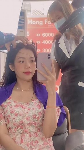 Hair Color Transformation in Hong Kong Salon