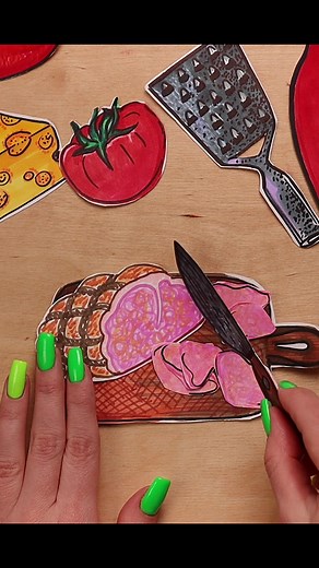 Pizza Making Part 1: DIY Paper Craft Pizza Tutorial