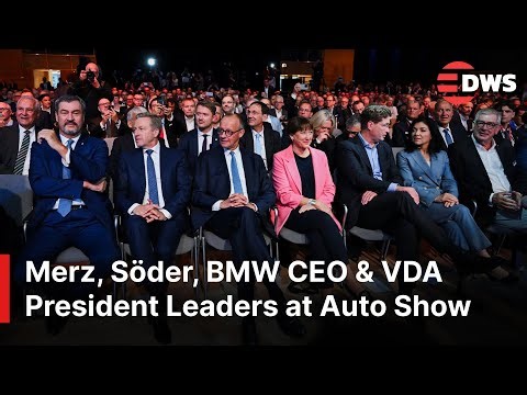 IN FULL: Friedrich Merz, Söder, BMW CEO & VDA President Müller Leaders at Munich Auto Show | AC1E