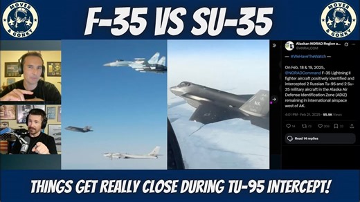 Revisiting - F-35 vs SU-35: Close Encounters During a Bear Intercept!