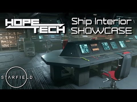 Hope Tech Ship Interior Showcase | Starfield