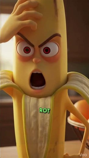 Angry Banana Finally Snaps 😡 #funny