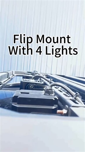 CO LIGHT®|www.led-colight.com on Instagram: "🚀 Next-Level Lighting Setup 🚀 Motorized Flip Mount System in action ⚙️ Four lights. One command. Full transformation. 💡💡💡💡 With a single switch, the lights flip down and light up the trail 🌄 Stealth when you need it. Power when you want it. This is how you make a statement—day or night 🌙🔥 #flippingbracket #ledlight #lightbar #installation #roof #OffRoadVibes #auto #drivinglight #ledbar #led #ledbrackets #lightbrackets #flip #overland4x4 #offr
