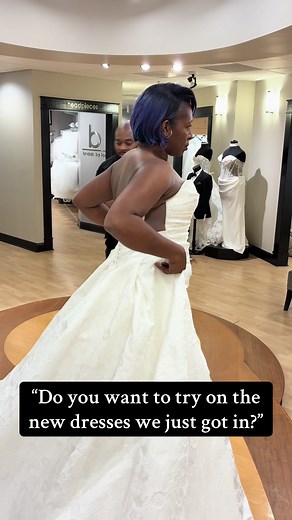 Try -It -On Tueadays are a favorite at Bridals by Lori 💕 @sayyestoflo #bridalsbylori #bridaltiktok #weddingdress #2026brides