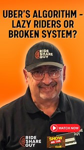 Uber's Algorithm - Lazy Riders or Broken System? #therideshareguy #uber #uberdriver #uberalgorithm #ridesharingapp | The Rideshare Guy