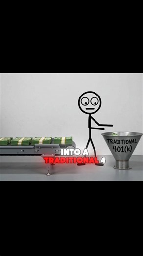 The Secret 401(k) Tax Trap Destroying Retirements 🚨 #finance #money #usa