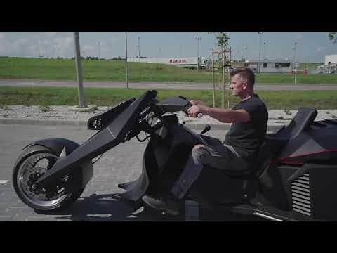 Batman motorcycle - test ride