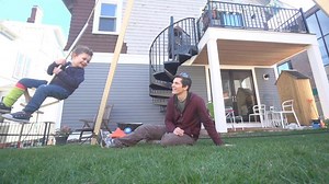 Design Squad - Daddy Engineer: Tripod Outdoor Swing Video | PBS KIDS