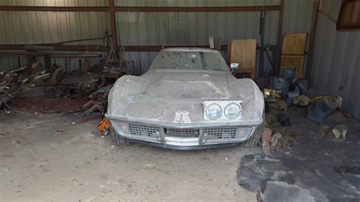 1971 Corvette Barn Find Sports Original Big-Block Goodies, Got Ruined by a Bad Decision