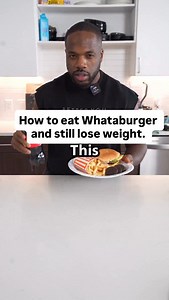 How to eat Whataburger and still lose weight. If you ever find yourself eating a burger, this is how you can make it healthier. Skip the fries and eat it with a side of veggies instead. Have some fruit as your side snack. Drink diet soda or water over regular soda. Comment “COACH” for 1 on 1 fitness coaching | Better You Better Society