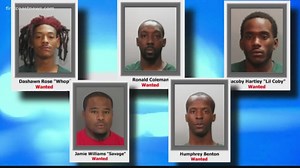 WATCH: 46 suspected Rollin' 20s gang members arrested in Jacksonville, 5 still wanted