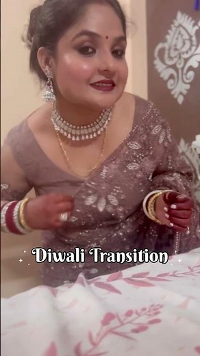 Diwali transition 🌺🌸🫶🏻