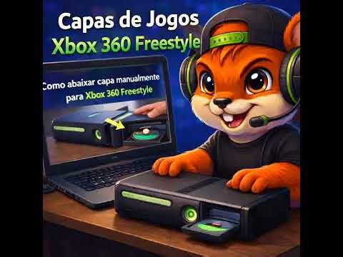Como instalar capa manualmente para o Xbox 360 frestyle