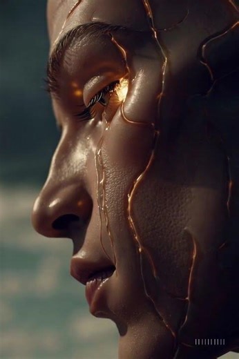 Um alienígena humanoide hiper-realista