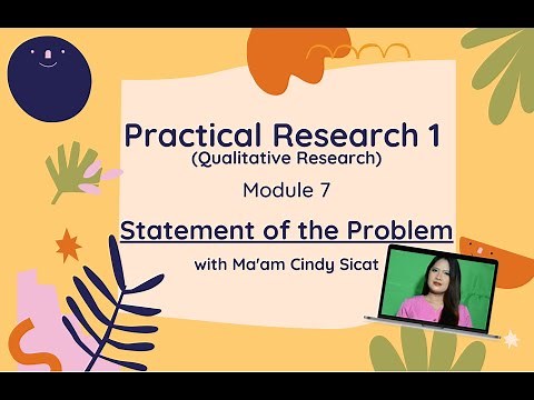 Practical Research1 | Statement of the Problem | Research Title and Research Questions