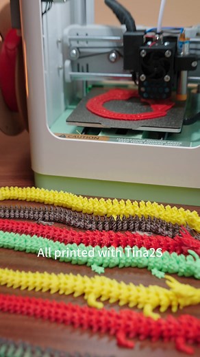 3.1K views · 30 reactions | Dragon-making factory! Don't miss this 3D printer - Tina2S. - #entina3d #tina2plus #poloprintcloud #3dprinting #3dprinted #3dprinter #dragons #DIY | Entina 3D | Facebook