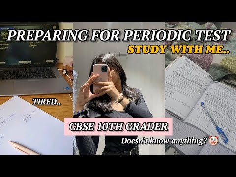 Periodic Test Preparation Vlog ✨ | CBSE Class 10 Study Vlog | Study Routine & Exam Tips