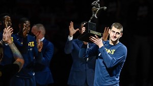 "The raw numbers yell it, the advanced numbers scream it" Let's get Jokic that third 🏆🏆🏆 | #CoffeeBreak | 104.3 The Fan