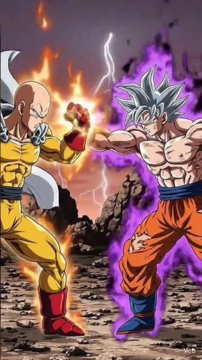 Goku vs One Punch Man Final Battle 🔥 Who Wins?