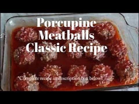 Porcupine Meatballs Recipe | Classic Recipe