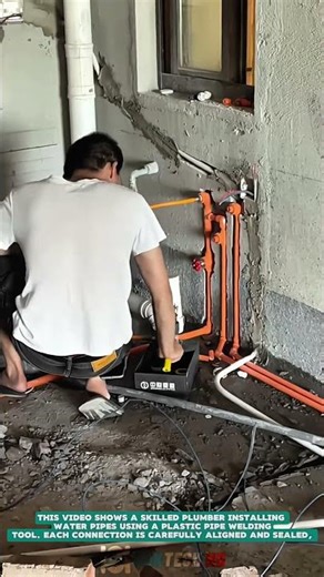 Technique for Installing Water Pipes Neatly – Satisfying Jobs and Machinery in the World