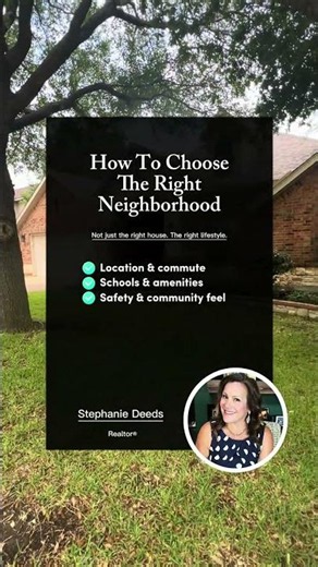 How to Choose The Right Neighborhood