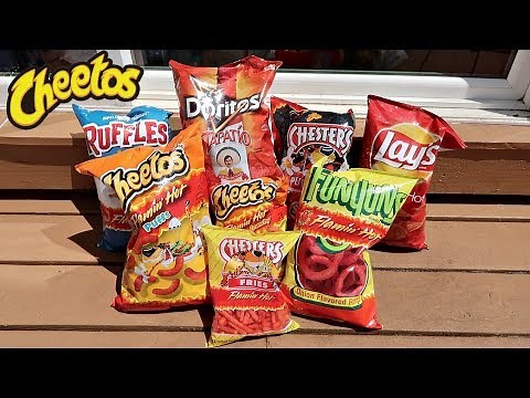 TASTING EXTREMELY SPICY CHIP FLAVORS!