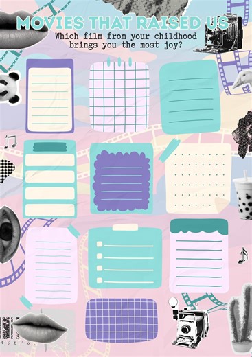 Movies That Raised Us Journal Page • Nostalgia Writing Prompts (PDF & PNG Digital Download) - Etsy