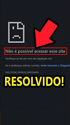 How to fix "This site can't be reached"
