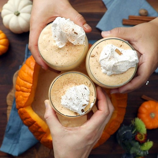 Fall and winter have never blended as seamlessly together as they do in this creamy, pumpkin-spiced 'nog. Full Recipe: taste.md/2jdftMU | Tastemade