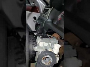 Removing Ignition Lock Cylinder From 2006 Chevrolet Impala with no key.