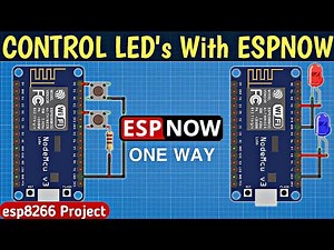ESP-NOW Wireless Communication with NodeMCU: Control LEDs Remotely