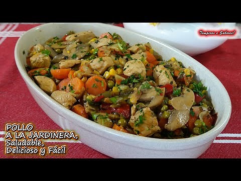HEALTHY, DELICIOUS AND EASY GARDEN CHICKEN