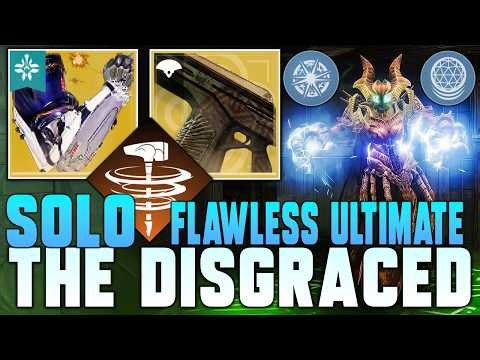 SOLAR Titan Pyrogale Gauntlets Build! Solo Flawless Ultimate The Disgraced | Destiny 2