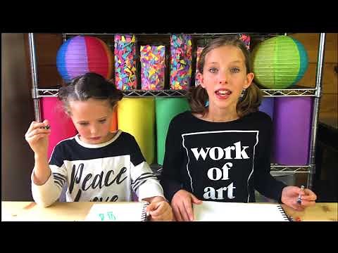 Sign Post Art with Sign Post Kids! How to draw a cute frog!