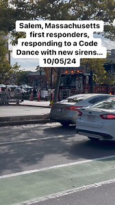 Salem, Massachusetts first responders responding to a Code Dance with new sirens...which is your favorite? First two was taken on 10/05/24… Salem Ma Firefighters Local 172 Salem MA Police #fypシ #fyp #firefighter #firstresponders #chickendance Darude | Salem, Ma - The Witch City